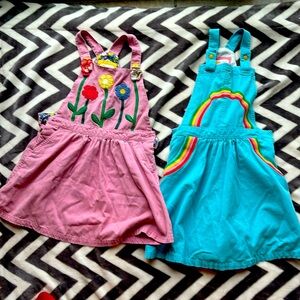 Biden girls overall dress